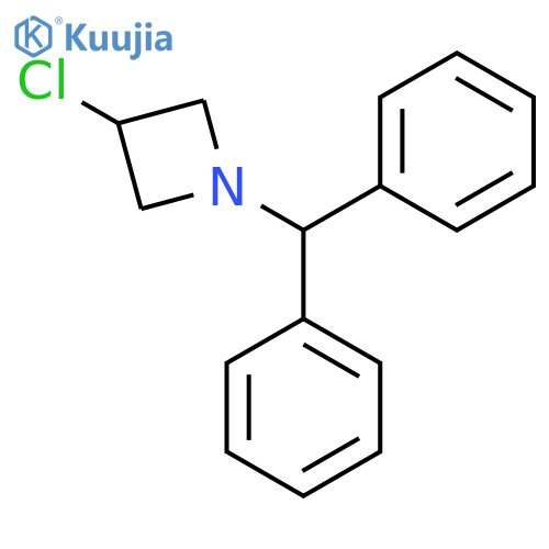3-chloro-1-(diphenylmethyl)azetidine structure