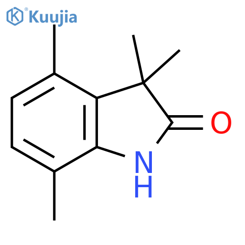 2H-Indol-2-one, 1,3-dihydro-3,3,4,7-tetramethyl- structure