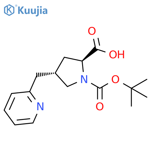 (Tert-Butoxy)Carbonyl (S)-γ-(2-pyridinyl-methyl)-L-Pro structure