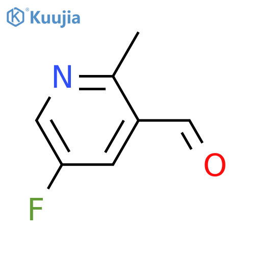 5-Fluoro-2-methylnicotinaldehyde structure