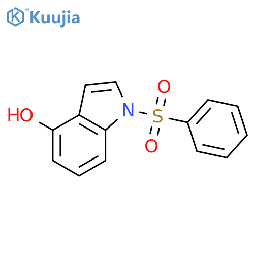 1H-Indol-4-ol, 1-(phenylsulfonyl)- structure