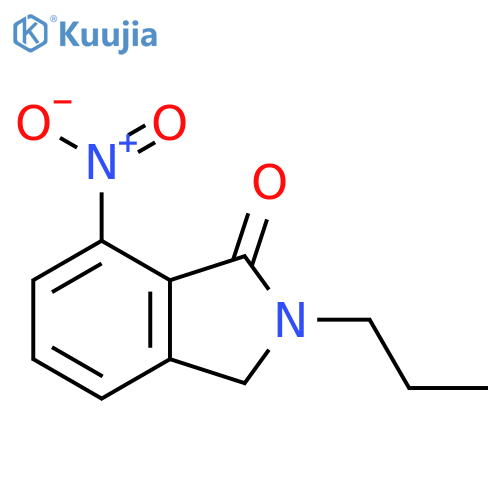 7-nitro-2-propyl-2,3-dihydro-1H-isoindol-1-one structure