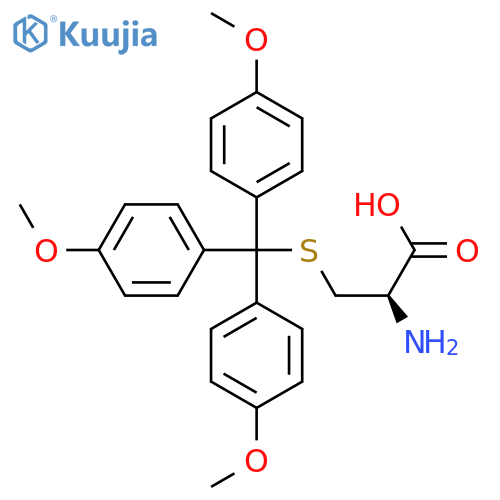 L-Cysteine, S-[tris(4-methoxyphenyl)methyl]- structure