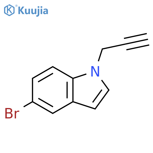 1H-Indole, 5-bromo-1-(2-propyn-1-yl)- structure