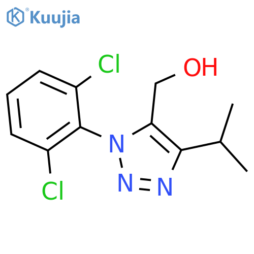 1H-1,2,3-Triazole-5-methanol, 1-(2,6-dichlorophenyl)-4-(1-methylethyl)- structure