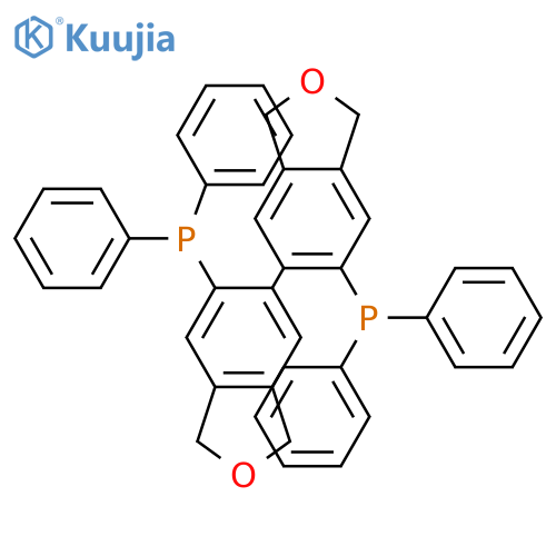 [6-(6-diphenylphosphanyl-1,3-dihydro-2-benzofuran-5-yl)-1,3-dihydro-2-benzofuran-5-yl]-diphenylphosphane structure