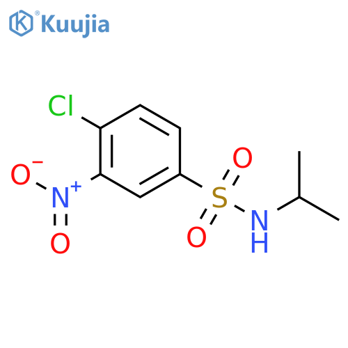 4-chloro-3-nitro-N-(propan-2-yl)benzene-1-sulfonamide structure