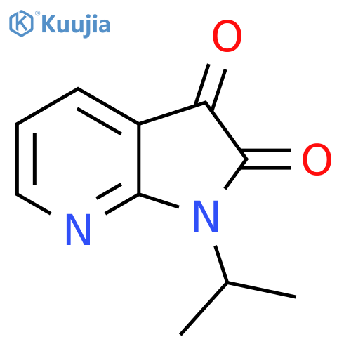1-Isopropyl-1H-pyrrolo[2,3-b]pyridine-2,3-dione structure
