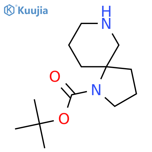 Tert-Butyl 1,7-diazaspiro[4.5]decane-1-carboxylate structure