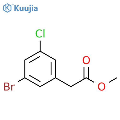 methyl 2-(3-bromo-5-chlorophenyl)acetate structure