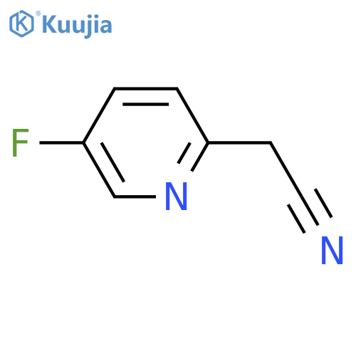 2-(5-fluoro-2-pyridyl)acetonitrile structure