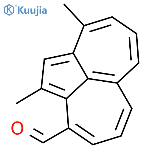 Cyclopenta[ef]heptalene-1-carboxaldehyde, 8,10-dimethyl- structure