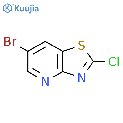 6-Bromo-2-chlorothiazolo[4,5-b]pyridine structure