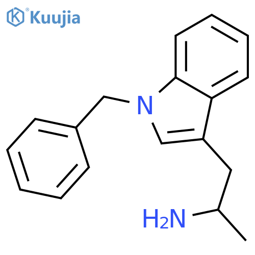 1-(1-Benzyl-1H-indol-3-yl)propan-2-amine structure