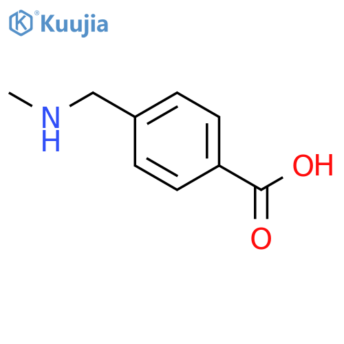 4-(methylamino)methylbenzoic acid structure