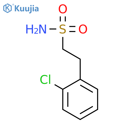 2-(2-chlorophenyl)ethane-1-sulfonamide structure