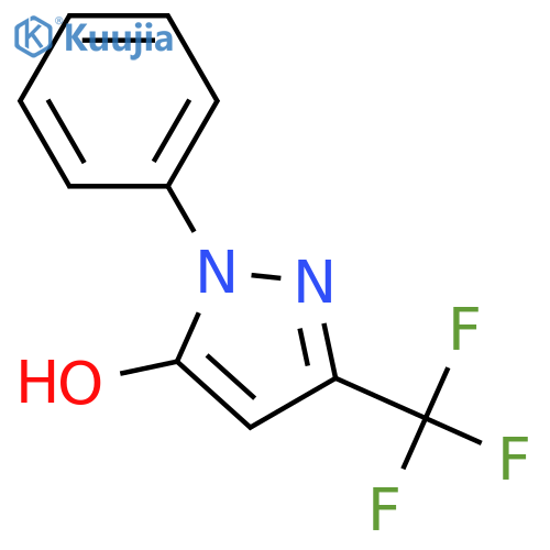5-Hydroxy-1-phenyl-3-trifluoromethylpyrazole structure