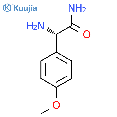 (s)-2-Amino-2-(4-methoxyphenyl)acetamide structure