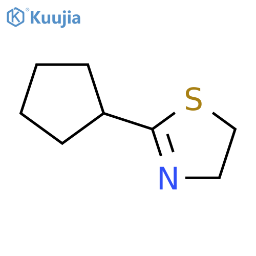 2-cyclopentyl-4,5-dihydro-1,3-thiazole structure