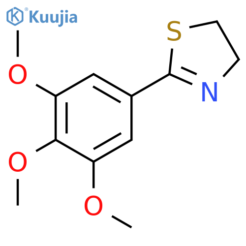 Thiazole,4,5-dihydro-2-(3,4,5-trimethoxyphenyl)- structure
