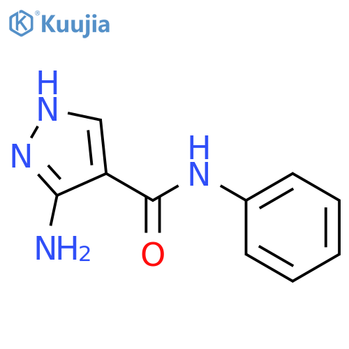 5-Amino-N-phenyl-1H-pyrazole-4-carboxamide structure
