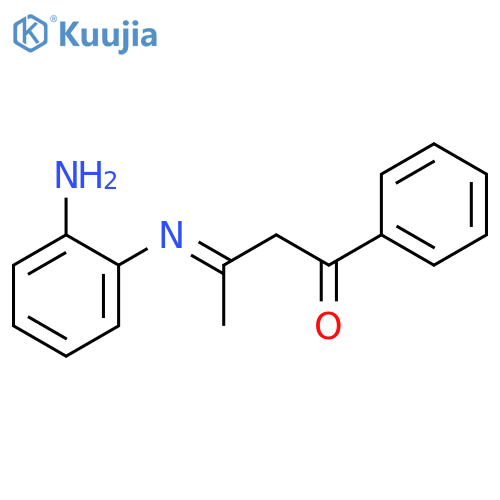 1-Butanone, 3-[(2-aminophenyl)imino]-1-phenyl- structure