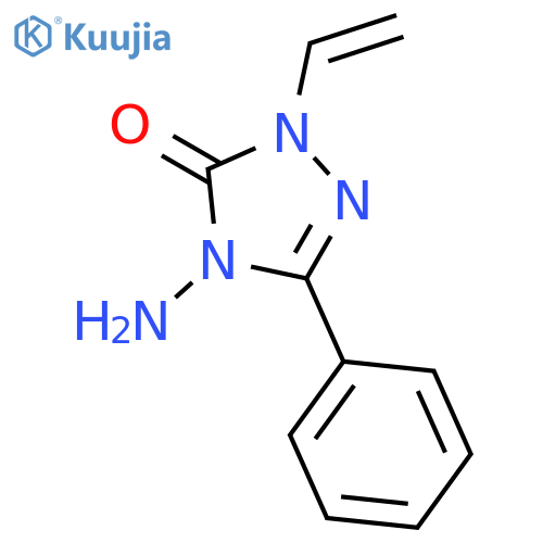 4-amino-1-ethenyl-3-phenyl-4,5-dihydro-1H-1,2,4-triazol-5-one structure