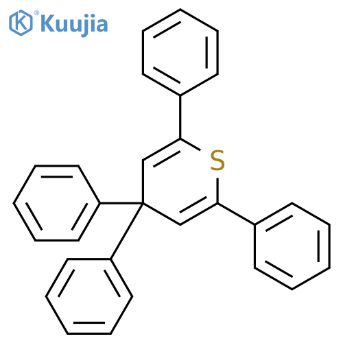 4H-Thiopyran, 2,4,4,6-tetraphenyl- structure