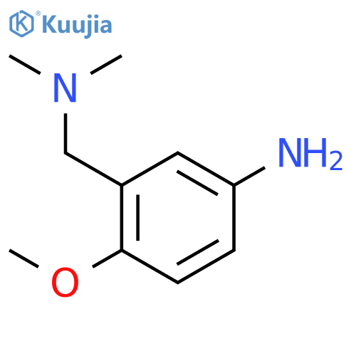 3-(dimethylamino)methyl-4-methoxyaniline structure