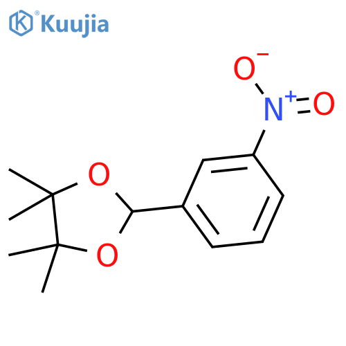 1,3-Dioxolane, 4,4,5,5-tetramethyl-2-(3-nitrophenyl)- structure
