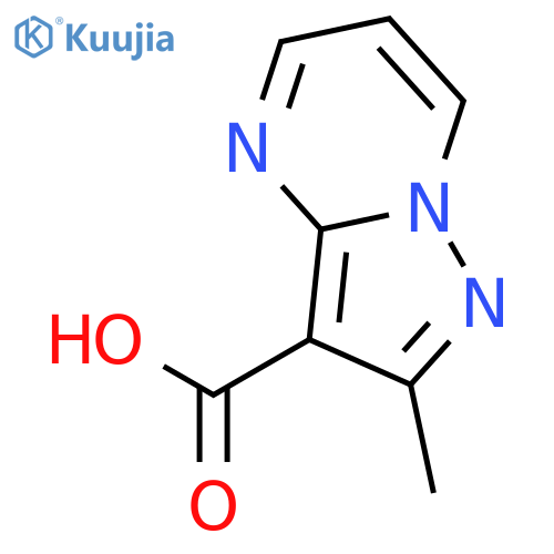 2-Methylpyrazolo[1,5-a]pyrimidine-3-carboxylic acid structure