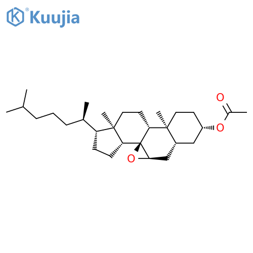 Cholestan-3-ol, 7,8-epoxy-, acetate, (3b,5a,7a,8a)- structure