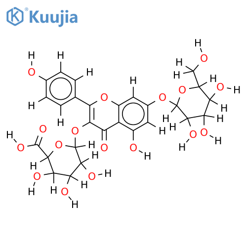 3-O-beta-D-Glucuronoside-Populnin structure