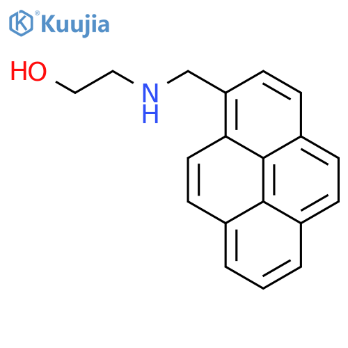 Ethanol, 2-[(1-pyrenylmethyl)amino]- structure