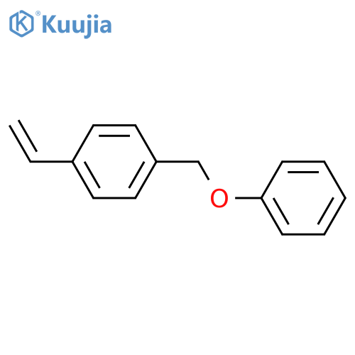 Benzene, 1-ethenyl-4-(phenoxymethyl)- structure