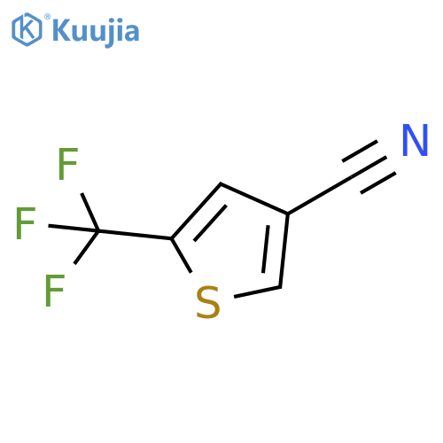 5-(trifluoromethyl)thiophene-3-carbonitrile structure