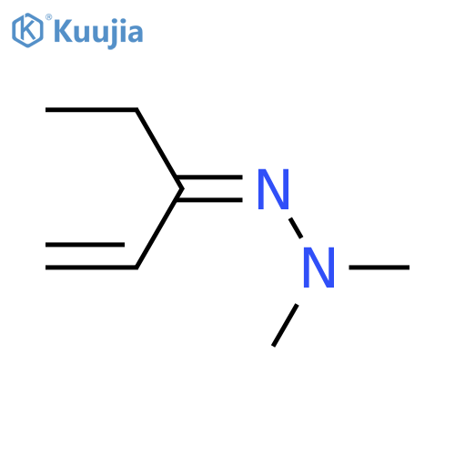1-Penten-3-one, dimethylhydrazone structure