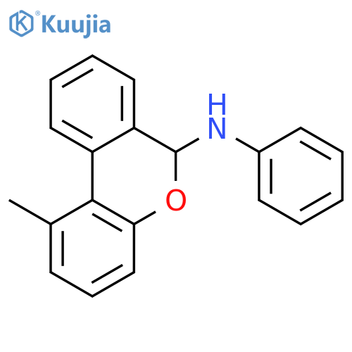 6H-Dibenzo[b,d]pyran-6-amine, 1-methyl-N-phenyl- structure