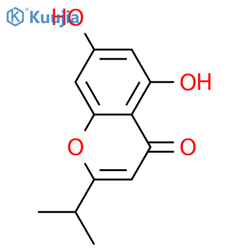 5,7-Dihydroxy-2-isopropyl-4H-chromen-4-one structure