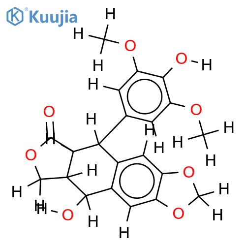 4'-demethuylpodophyllotoxin structure