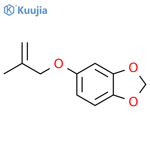 1,3-Benzodioxole,5-[(2-methyl-2-propen-1-yl)oxy]- structure