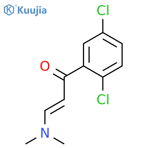 1-(2,5-dichlorophenyl)-3-(dimethylamino)prop-2-en-1-one structure