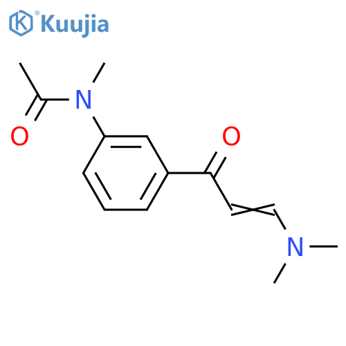 (E)-N-(3-(3-(Dimethylamino)acryloyl)phenyl)-N-methylacetamide structure