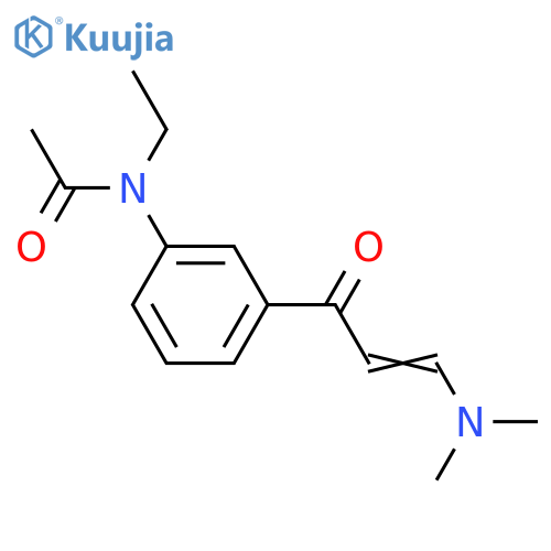 N-3-(3-Dimethylaminoacryloyl)phenyl-N-ethylacetamide structure
