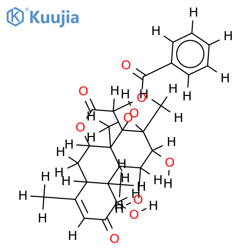 15-O-benzoyl-brucein D structure