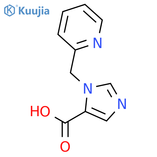 1-(2-pyridinylmethyl)-1H-Imidazole-5-carboxylic acid structure