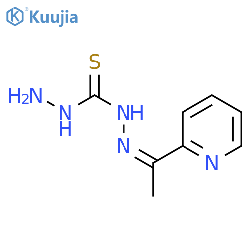 2-[1-[2-Pyridyl]ethylidene]hydrazinecarbothiohydrazide structure