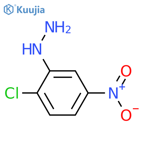 (2-chloro-5-nitrophenyl)hydrazine structure