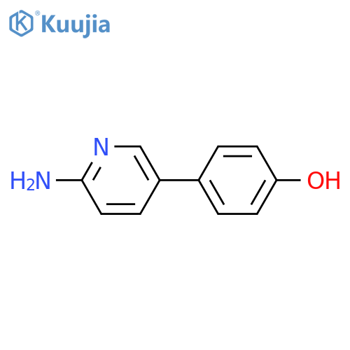 4-(6-Aminopyridin-3-yl)phenol structure