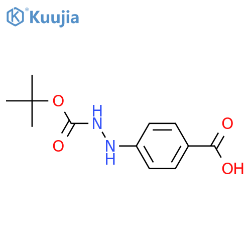 4-(2-(Tert-Butoxycarbonyl)hydrazinyl)benzoic acid structure